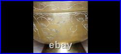 Great Quing Dynasty Marked Brass Bowl Hand made or crafted! Very rare