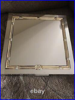 Gucci Vintage Silver & Brass Plated Humidor Cigar Box Very RARE Collectors Item