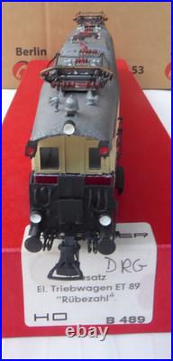 Günther H0 Electric Railcar ET 89 Rübezahl DRG Epoche II, Very Rare, In OVP