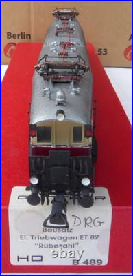 Günther H0 Electric Railcar ET 89 Rübezahl DRG Epoche II, Very Rare, In OVP