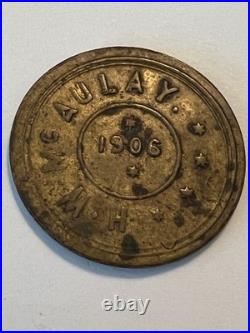 H. W. McAULEY (good for 1 drink very rare location) DAMASCUS, CALIFORNIA