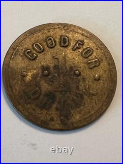 H. W. McAULEY (good for 1 drink very rare location) DAMASCUS, CALIFORNIA