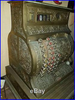 HALLWOOD Brass Cash register Very Rare (local Pick up), National, American