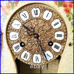 HERMLE Wall Mantel Clock + Console Vintage 1962 Neuchatel VERY RARE! XXL! Chime