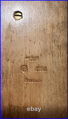 Hagenauer Werkstätte Wien Statue Wood Brass 1950 Very Rare Authentic Vintage