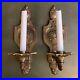 Heavy-Pair-Very-Decorative-Antique-Brass-Wall-Sconce-Candle-Holders-Rare-SOC35-01-hho