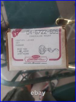 IVES Artisan Collection 04-6722-605 Traditional Knob Set Passage Brass VERY RARE