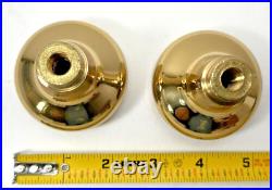 IVES Artisan Collection 04-7206-605 Traditional Knob Set Passage Brass VERY RARE