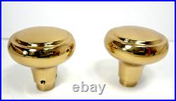 IVES Artisan Collection 04-7206-605 Traditional Knob Set Passage Brass VERY RARE