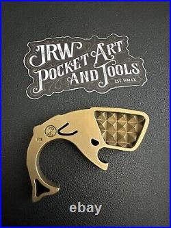 JRW Gear x Tietz Custom Curator Moby Brass Tough As Nails Very Rare EDC