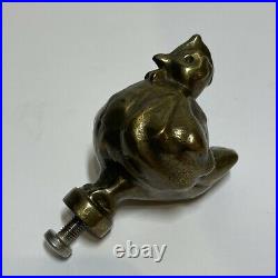 Jacques Pepin Staub Brass Chicken Knob Sur La Table Made in France Very Rare