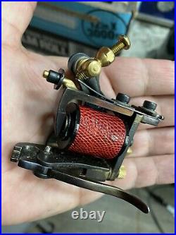 John Clark Magnetic Rotary tattoo machine brass nano very rare