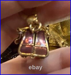 Juicy Couture Very Rare Early Y2K Pearlized Pink Bowler Bag Purse Charm