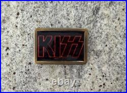 Kiss 1978 Large Brass Mexico Cpi Pacifica Belt Buckle Aucoin Vintage Very Rare
