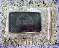 Kiss 1978 Raro Brass Mexico Cpi Pacifica Belt Buckle Aucoin Vintage Very Rare