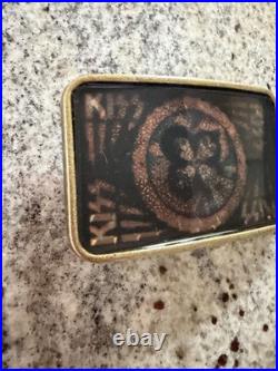 Kiss 1978 Raro Brass Mexico Cpi Pacifica Belt Buckle Aucoin Vintage Very Rare