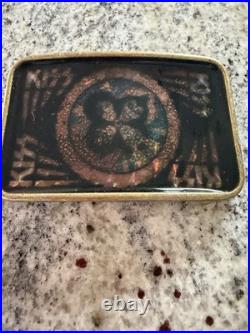 Kiss 1978 Raro Brass Mexico Cpi Pacifica Belt Buckle Aucoin Vintage Very Rare