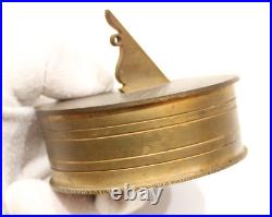 L. Leroy & Cie Paris Antique brass sun clock very rare