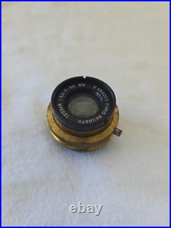 LOOK VERY RARE Zeiss E. Krauss Lens Paris Tessar 13,5/F-50 No. 118870