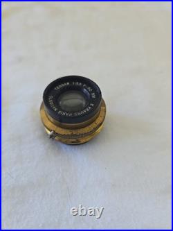 LOOK VERY RARE Zeiss E. Krauss Lens Paris Tessar 13,5/F-50 No. 118870