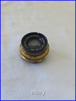 LOOK VERY RARE Zeiss E. Krauss Lens Paris Tessar 13,5/F-50 No. 118870