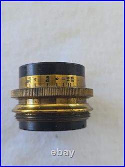 LOOK VERY RARE Zeiss E. Krauss Lens Paris Tessar 13,5/F-50 No. 118870