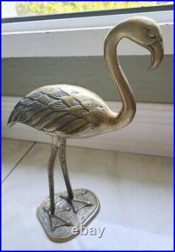 Large Mid-Century Brass Flamingo Statue By Dieter Rams 1960s Antique VERY RARE