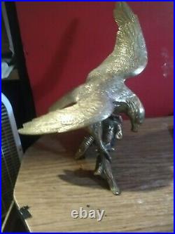 Large Vintage Solid Brass Eagle 1930's Era. Very Rare and Collectible
