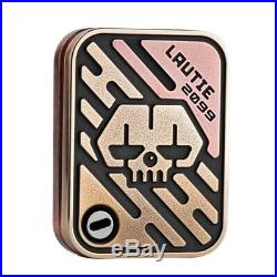 Lautie Shuffle 2.0 Aces Fidget Slider Copper and Brass Very Limited Rare EDC