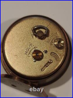 Lecoultre Vintage 8-Day World Cities Brass Desk Alarm Clock VERY RARE