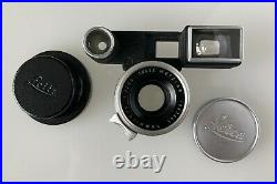 Leica Leitz Summicron 35mm f2 V1 8 Element German Lens with Goggles Very Rare