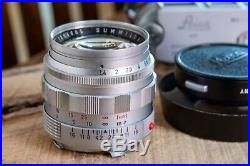MINTY Leica 50mm 1.4 Summilux V2 (the best) with very rare Lens Hood 12586 & Cap