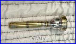 MT VERNON NY 1C BACH Trumpet Mouthpiece-Very Rare-Original Silver-Free Shipping
