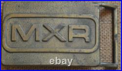 MXR vintage belt buckle very rare, brass, 1970's