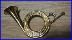 Mainl natural baroque trumpet Gottfried Reiche reprint instrument very rare