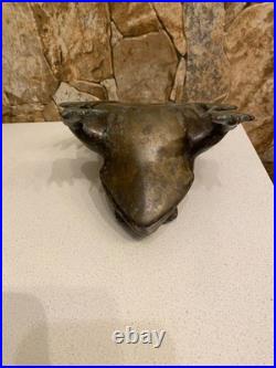 Maitland Smith (USA) Antique Brass with patina Figure The Pretty Frog Very Rare