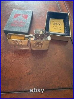 Marlboro Wild West 1992 Brass Lighter VERY RARE/NEVER USED/WORKS