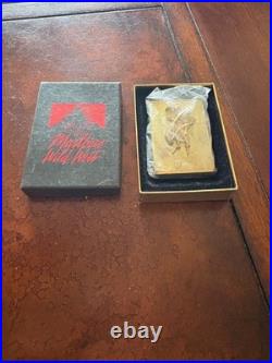 Marlboro Wild West 1992 Brass Lighter VERY RARE/NEVER USED/WORKS