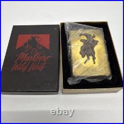 Marlboro Wild West 1992 Brass Lighter VERY RARE/NEVER USED/WORKS Monogrammed BJH