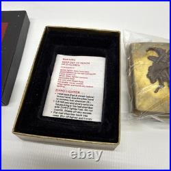 Marlboro Wild West 1992 Brass Lighter VERY RARE/NEVER USED/WORKS Monogrammed BJH