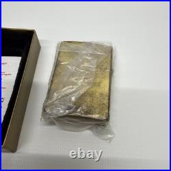 Marlboro Wild West 1992 Brass Lighter VERY RARE/NEVER USED/WORKS Monogrammed BJH