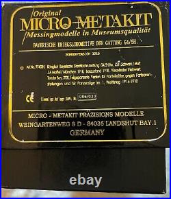 Micro Metakit G4/5 WWI Armoured Engine Rare 2-8-0 Very Rare NIB Brass Handmade