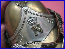 Miniature FRENCH CARABINIER officer's HELMET 1809. Brass. VERY RARE