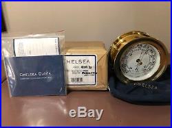 NEW in the Box, Very Rare, Chelsea 4 1/2 NEWPORT Brass Barometer
