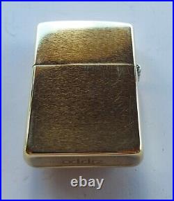 NIB Very Rare Vtg Zippo 1990s MARLBORO Longhorn Star BRASS LIGHTER Engraved MOM