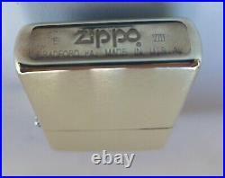 NIB Very Rare Vtg Zippo 1990s MARLBORO Longhorn Star BRASS LIGHTER Engraved MOM