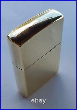 NIB Very Rare Vtg Zippo 1990s MARLBORO Longhorn Star BRASS LIGHTER Engraved MOM