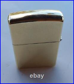 NIB Very Rare Vtg Zippo 1990s MARLBORO Longhorn Star BRASS LIGHTER Engraved MOM