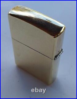 NIB Very Rare Vtg Zippo 1990s MARLBORO Longhorn Star BRASS LIGHTER Engraved MOM