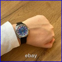 NOS Very Rare Watch Slava Watermelon Pink 2428 Slava California Made in USSR